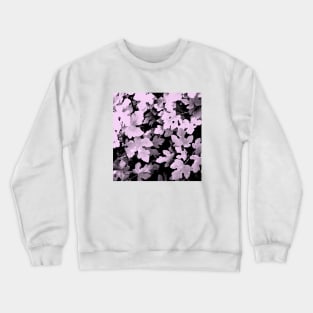 Fallen leaves,  purple, lilac, fall, autumn, leaves, pattern, leaf, botanical, xmas, christmas, spring, holidays, summer, tropical, Crewneck Sweatshirt